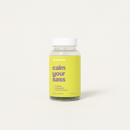 Calm Your Sass - Ashwagandha + B Vitamins | Mood, Sleep & Stress Support