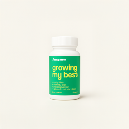 Growing My Best - Methylated Folate + Gentle Iron | Supports Baby’s Growth & Mom's Health