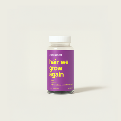 Hair We Grow Again – Hair Growth Vitamins for Women | Biotin + Folate + Saw Palmetto